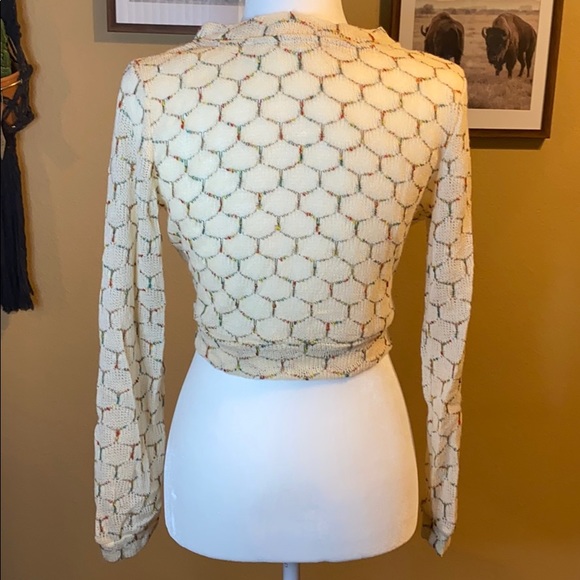 Harlow Long Sleeve Top - Cream - Picture 4 of 10